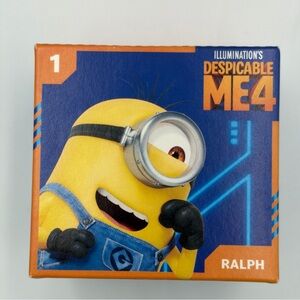 McDonald's Despicable Me 4 Minion Figure - Yellow and Blue